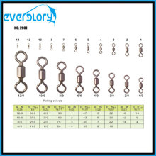 High Quality Nicle/Gold/Silver Rolling Swivel